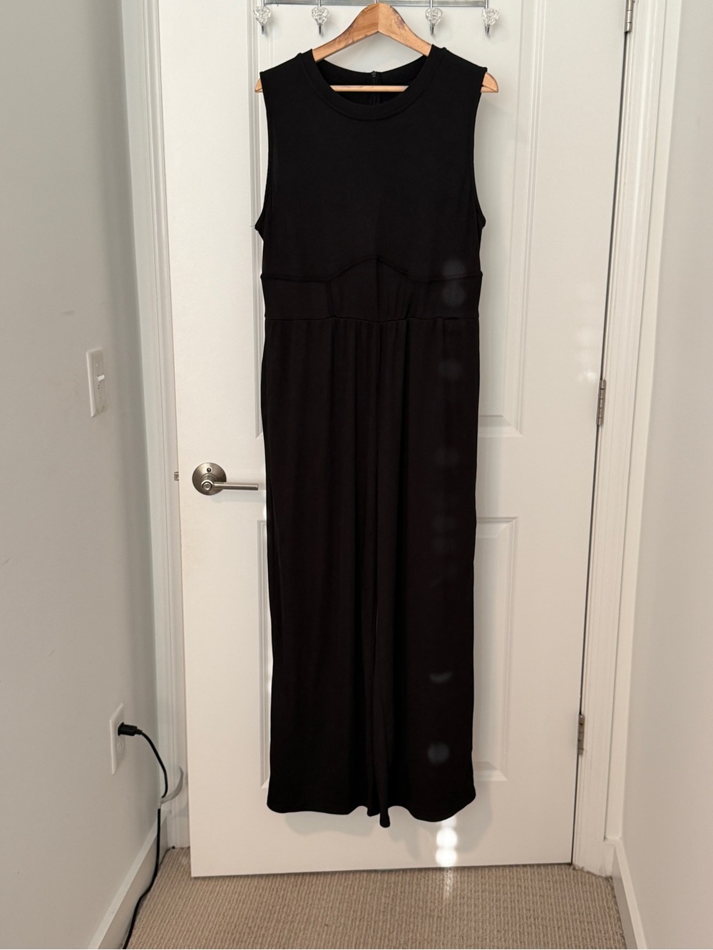 Women’s Black Sleeveless Jumpsuit